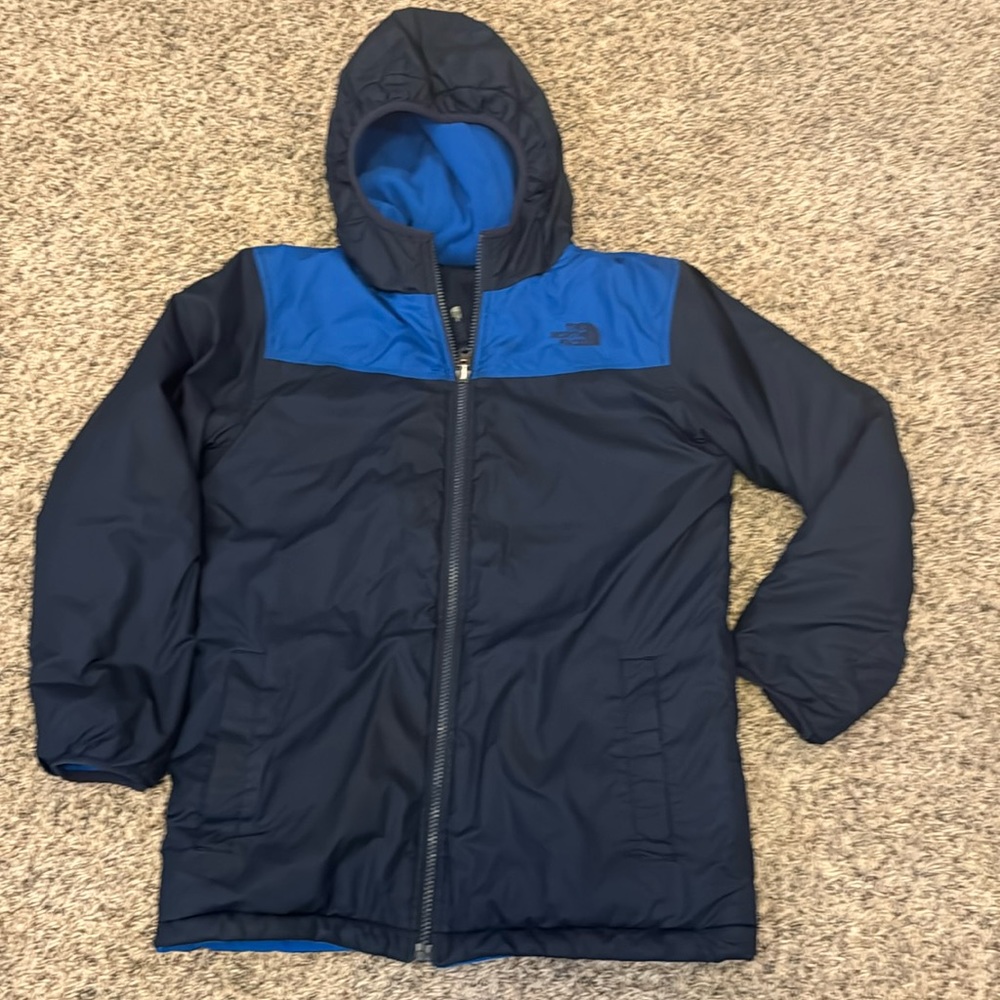 Boys reversible North Face winter coat